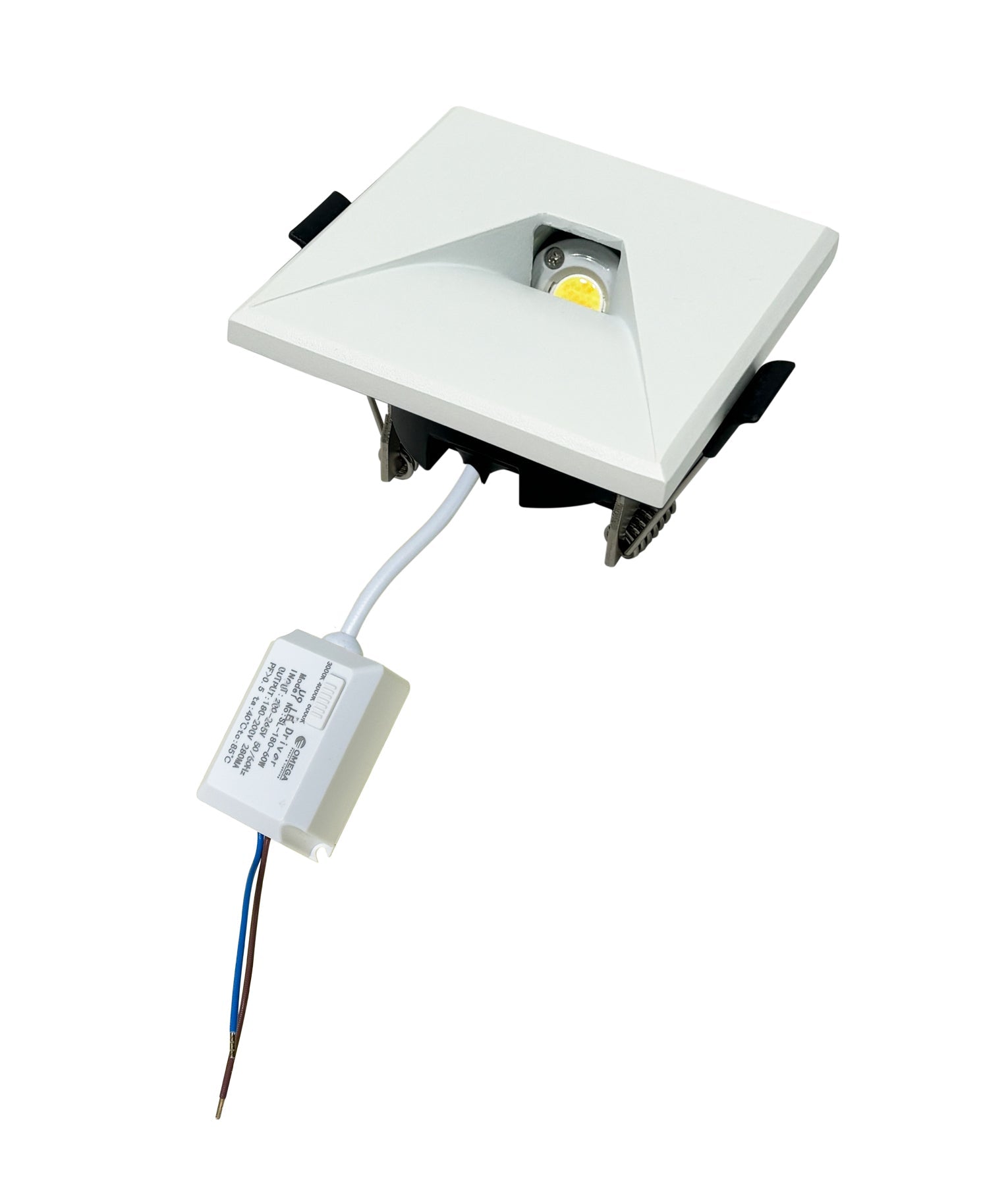 Interior LED Tri-CCT Recessed Square Step Lights