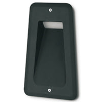 Thumbnail for Ste 240V Exterior LED 7 Watt Recessed Trapezium Wall Light with PC Diffuser in Black