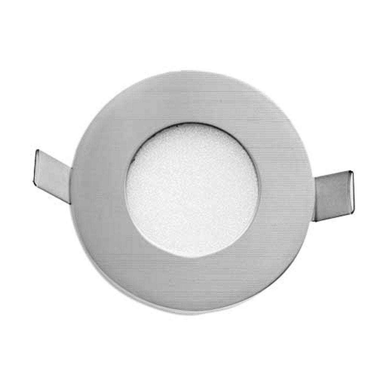 Stow 3 Watt Silver LED Round Step Light