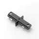 Straight Track Joiner Single Circuit 76X35X17mm Black