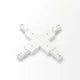 Cross Joiner Single Circuit 176X176X17mm White