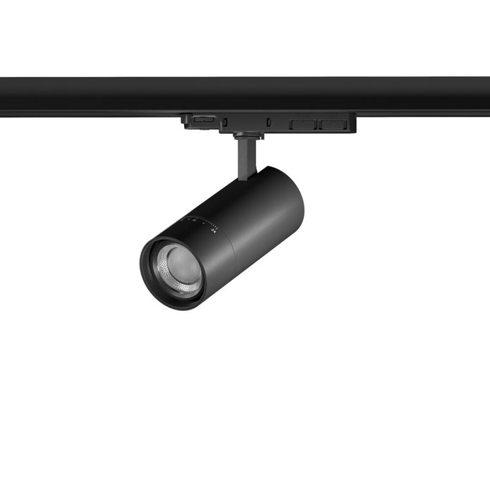 LED Tri-Colour Multi Track Light Three Circuit Trackspot 40/35/30W 2.7/4/6K 24-60 Degrees Black