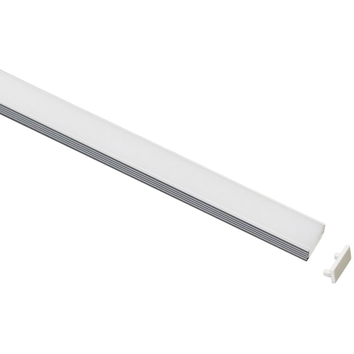 Strip Channel Trimless 2M Silver