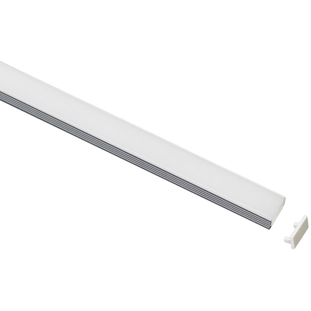Strip Channel Trimless 2M Silver