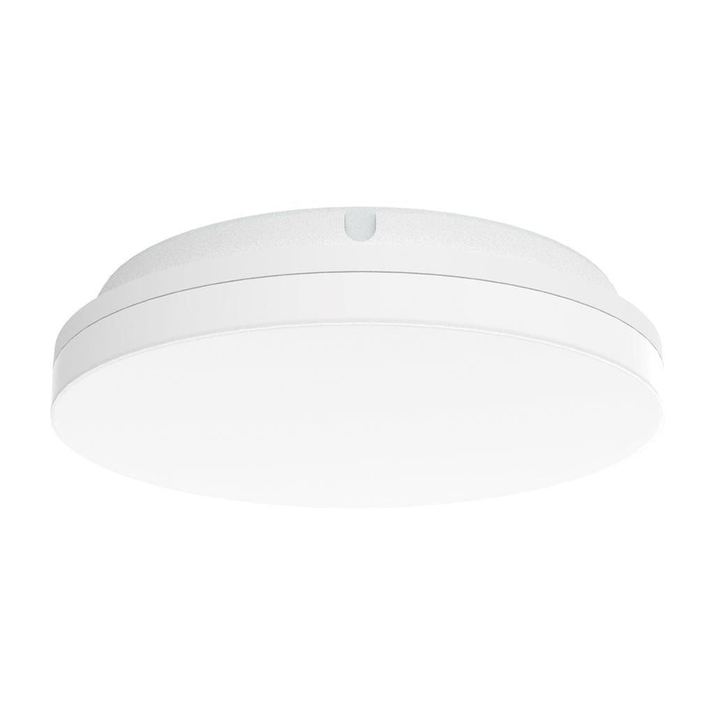 sunset 250 round 15w led oyster trio ip54 white