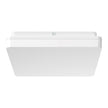sunset 300 square 25w led oyster trio ip54 white