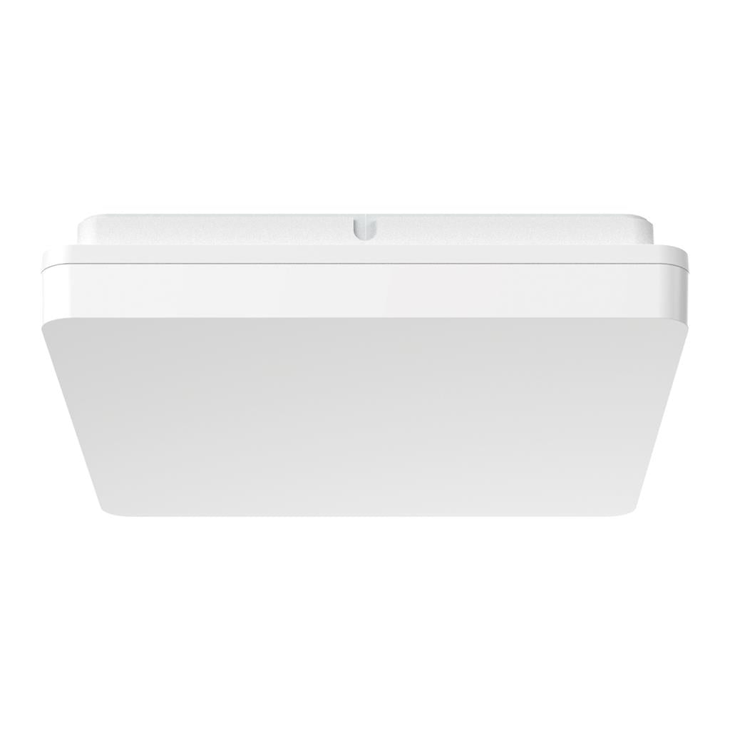 sunset 300 square 25w led oyster trio ip54 white