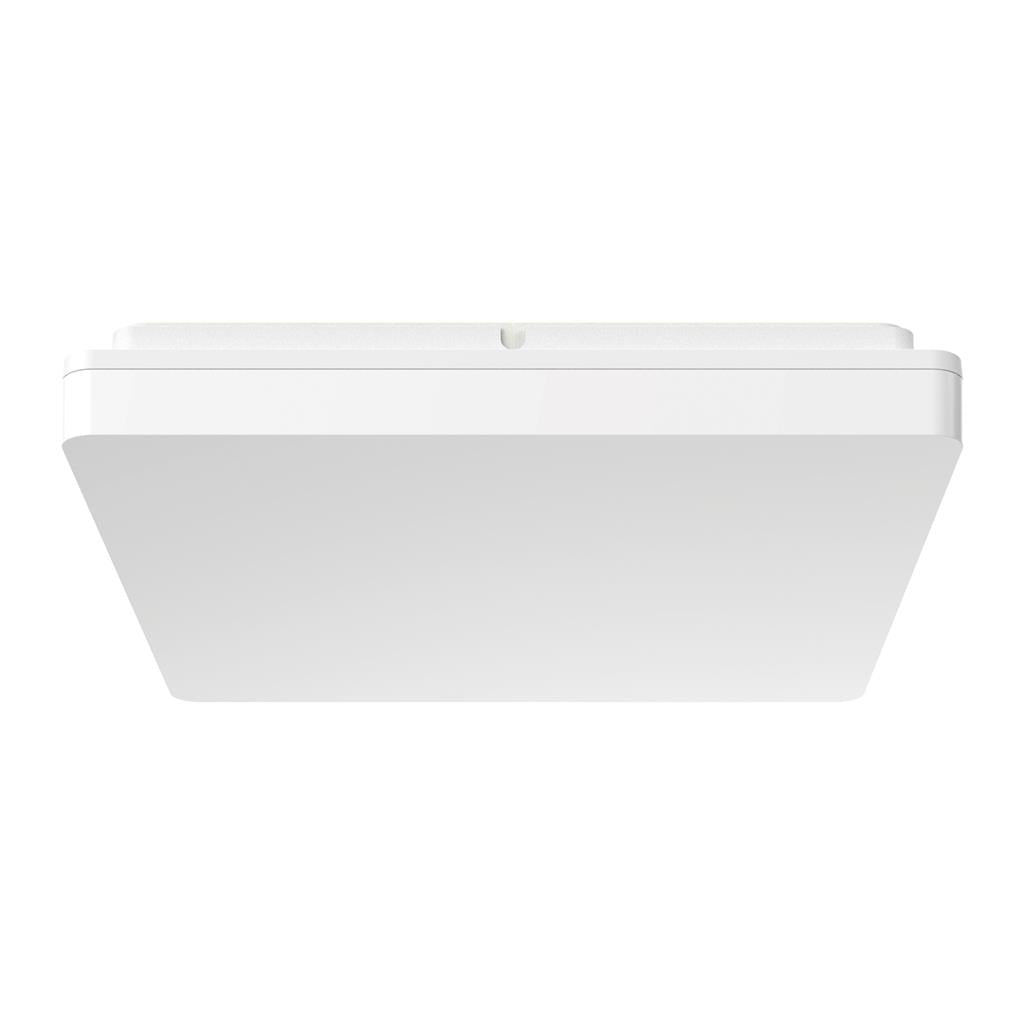 sunset 400 square 35w led oyster trio ip54 white