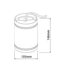 Thumbnail for SURFACE: LED Dimmable Surface Mounted Ceiling Downlights