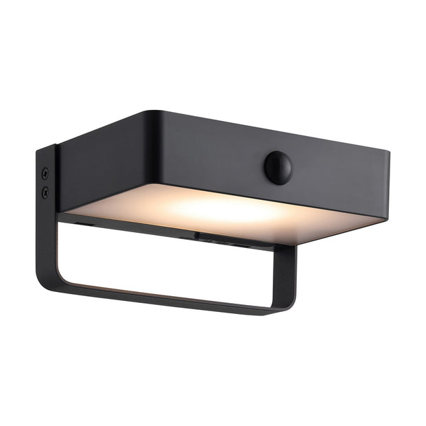 Saulio Solar Wall Light Black