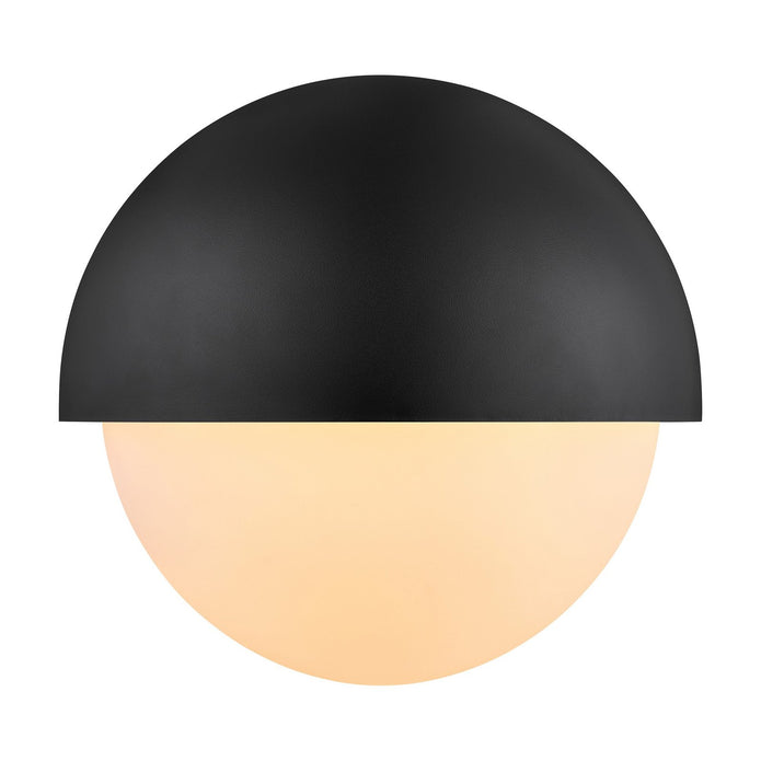 Scorpius Round Wall Light Black