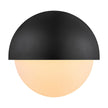 Scorpius Round Wall Light Black