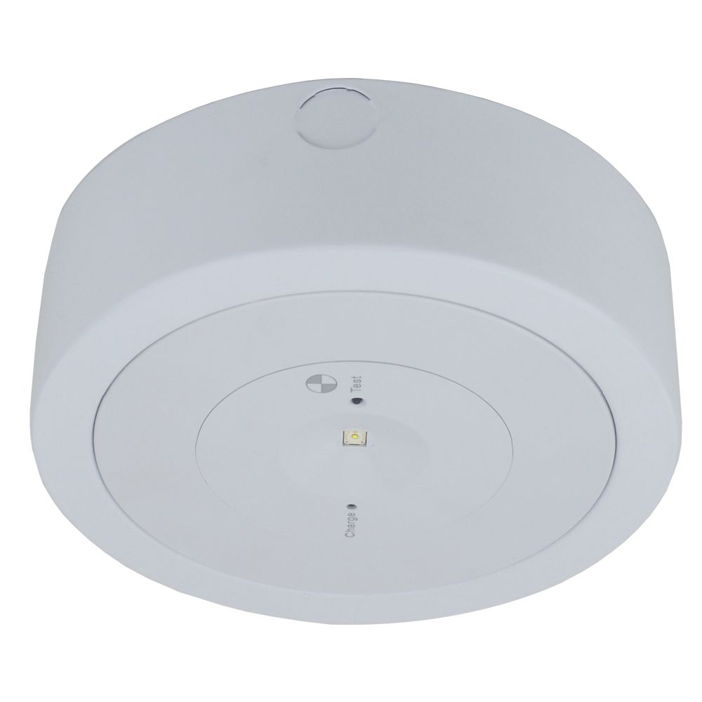 Slimfire Surface Mounted LED Emergency 3w Light 6000k 160mm x 49mm White