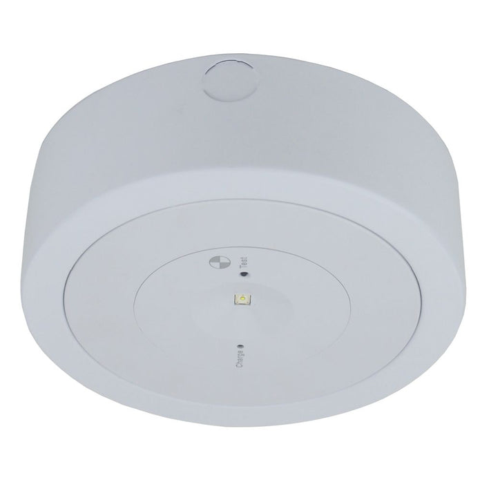 Slimfire Surface Mounted LED Emergency 3w Light 6000k 160mm x 49mm White