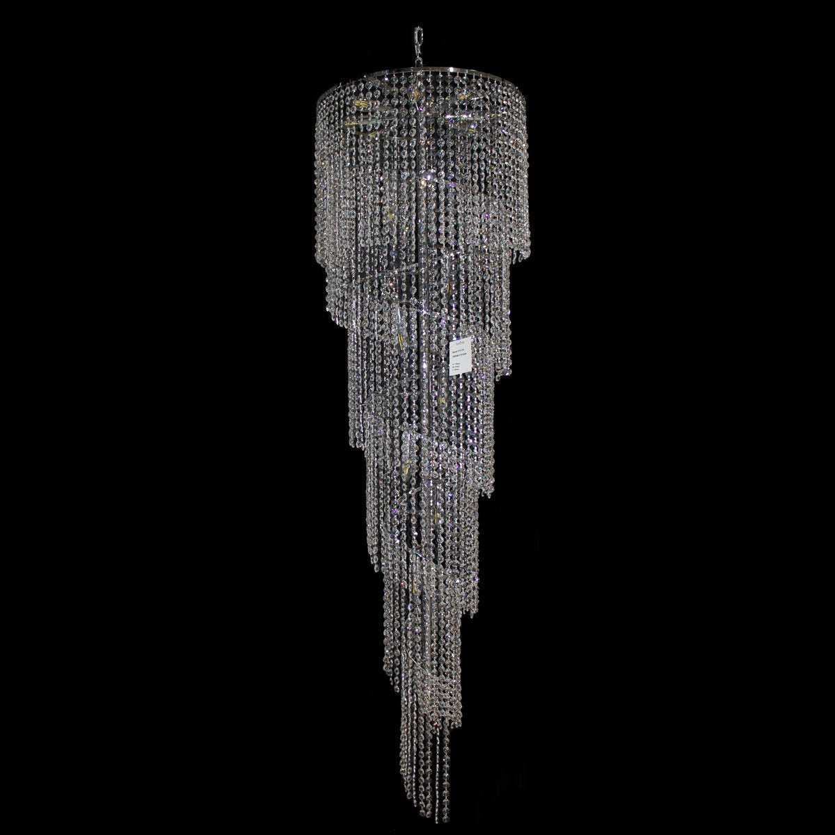 Spiral 510 Chrome Chandelier - CRPSPI17510CH