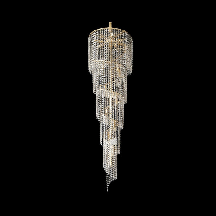 Spiral 510 Gold Chandelier - CRPSPI17510GD