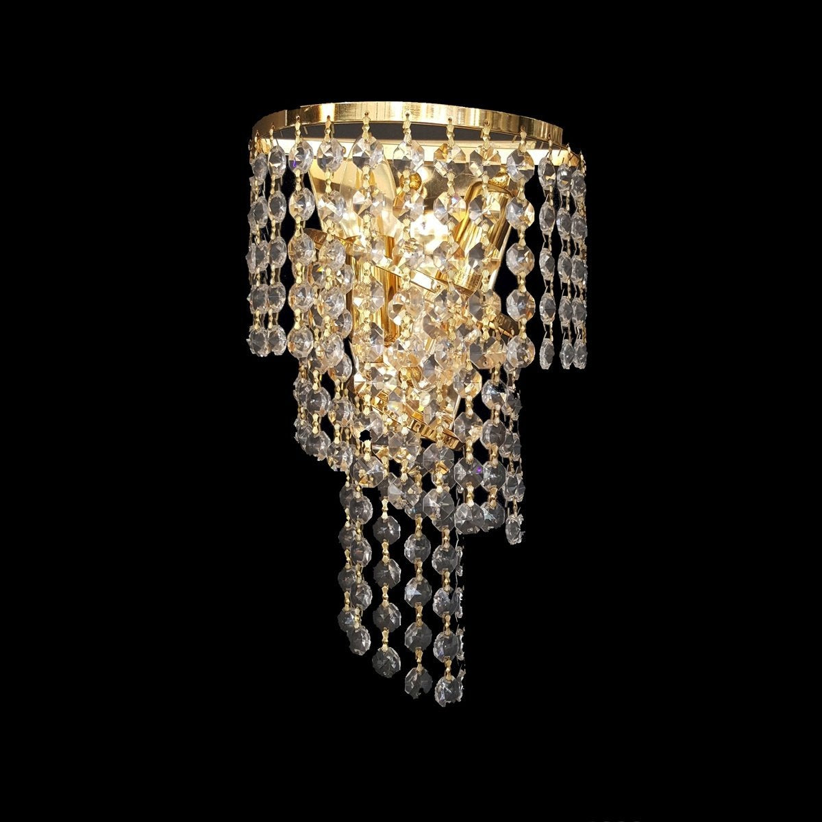 Spiral Small Gold Wall Light - CRWSPI20190GD