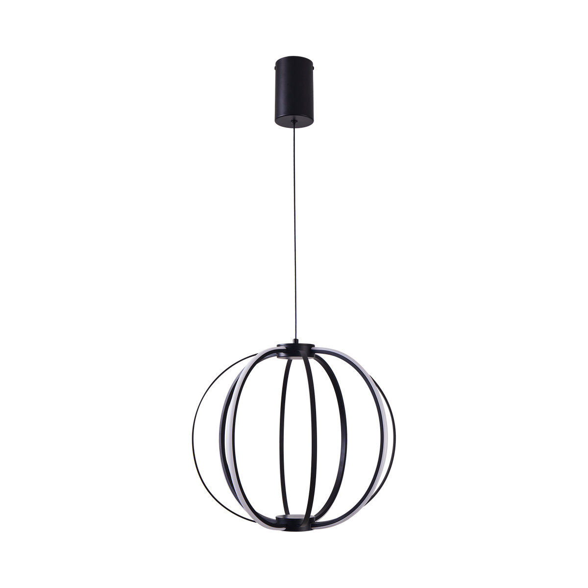 Stellar 25W LED Tricolour Dimmable Orb Pendant Black