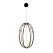 Stellar LED orb pendant black