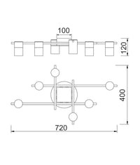 Thumbnail for TACHE: Interior Spot Ceiling Lights (with Adjustable Black Heads) IP20