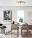 TACHE: Interior Spot Ceiling Lights (with Adjustable Antique Brass Heads) IP20