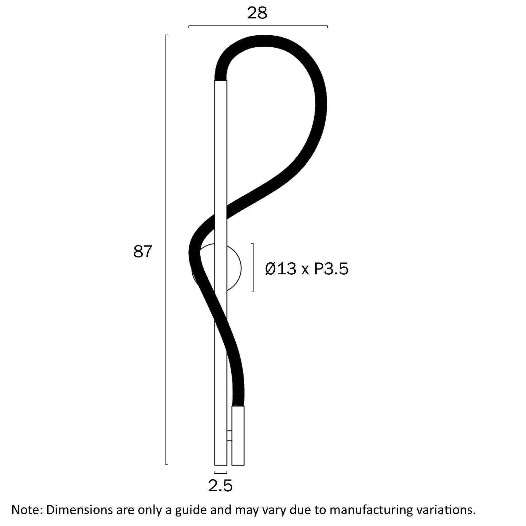 Taft Gun Metal 20W 3000K LED Wall Light
