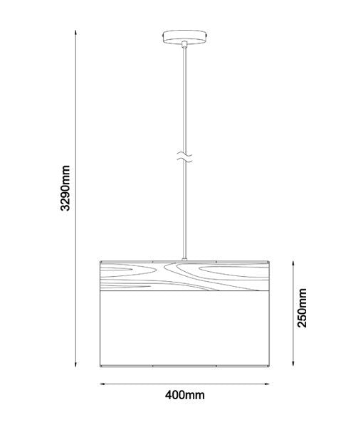 TAMBURA05-06 Pendant Light Dimensions