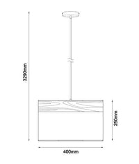 Thumbnail for TAMBURA05-06 Pendant Light Dimensions