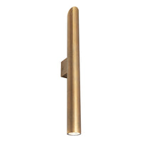 Thumbnail for Taupo LED Exterior Wall Light Aged Brass