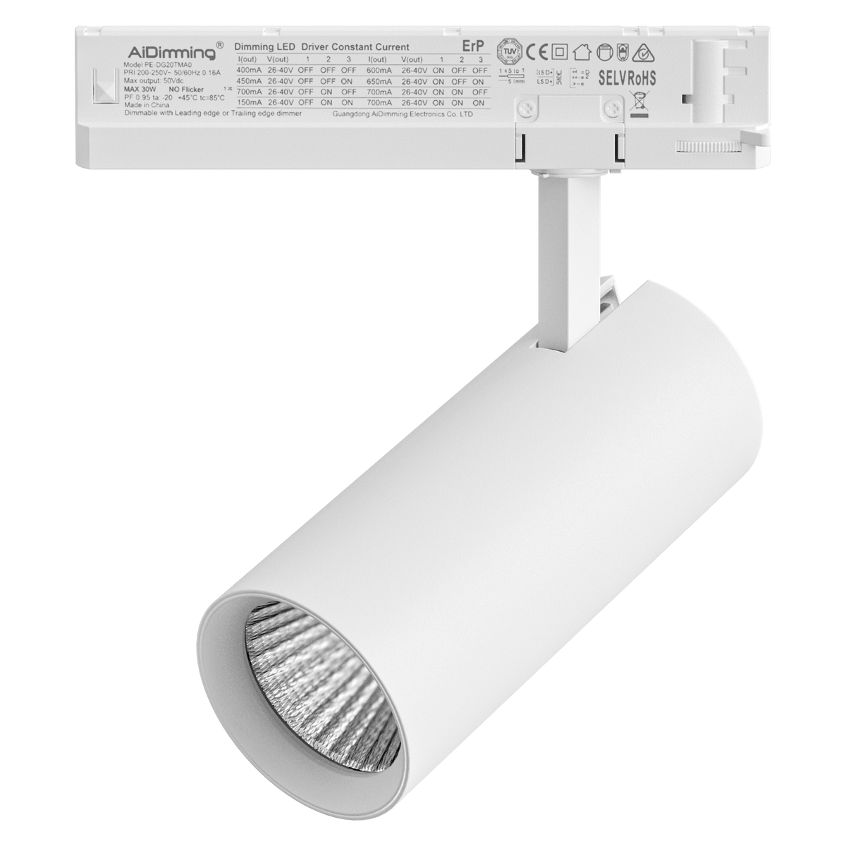 Thor-Pro 32W TRIO Dim 36° 3 CCT Track