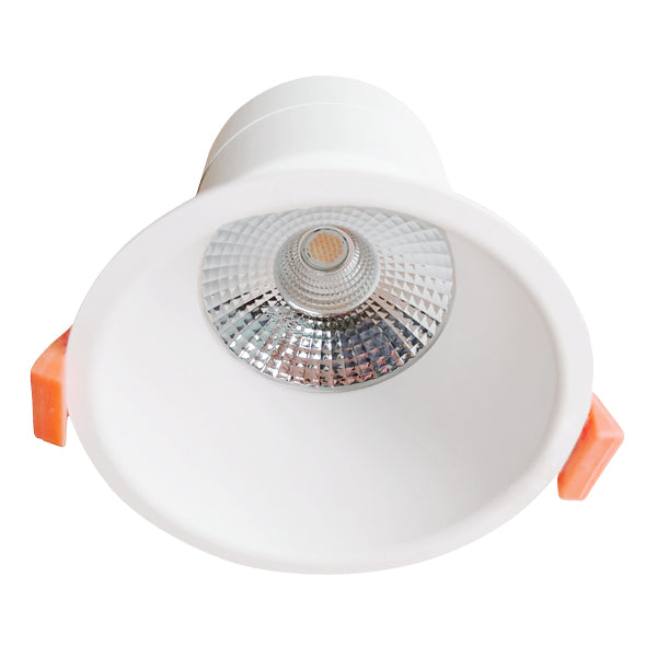Class II 10w Tricolour Recessed LED Downlight White