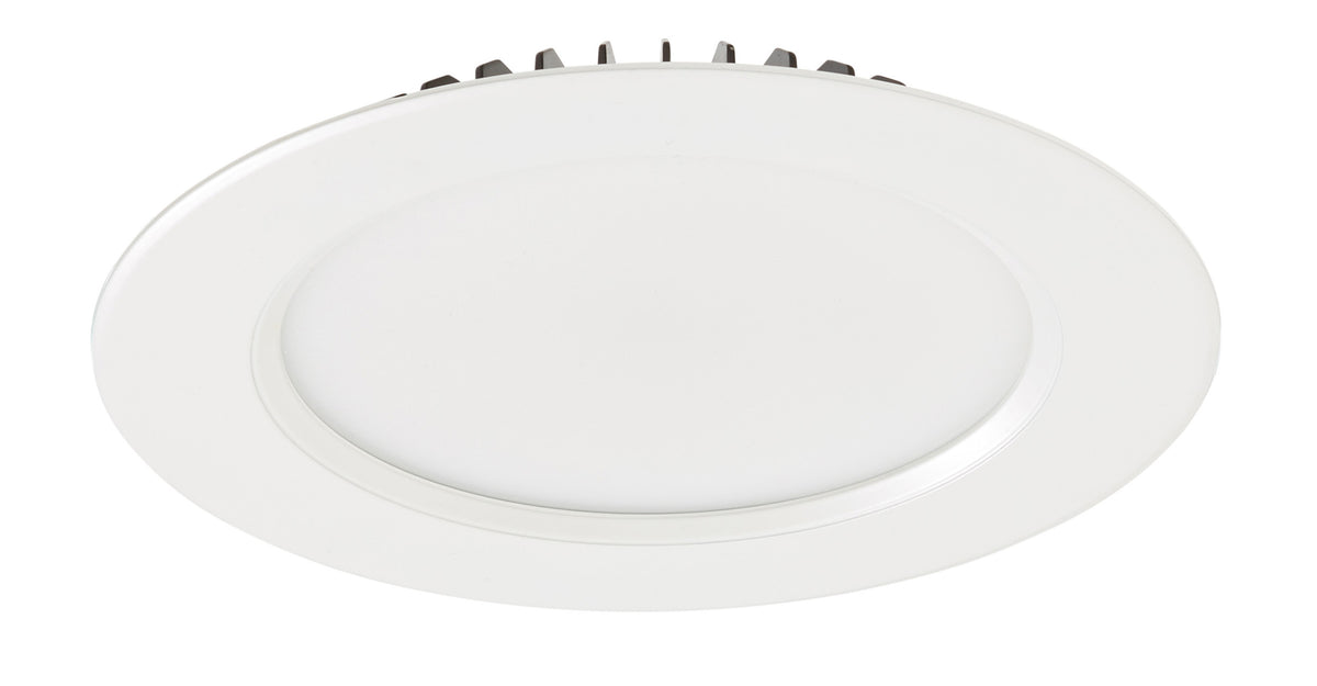 Discus Dual Wattage 20w & 30w Tricolour LED Downlight White