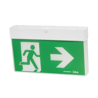 Emergency Exit Slimline LED Light Recessed 3W 6000K