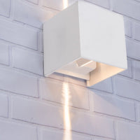 Thumbnail for Toca Exterior LED 6.8 Watt Adjustable Beam Angle Surface Mounted Wall Light in White