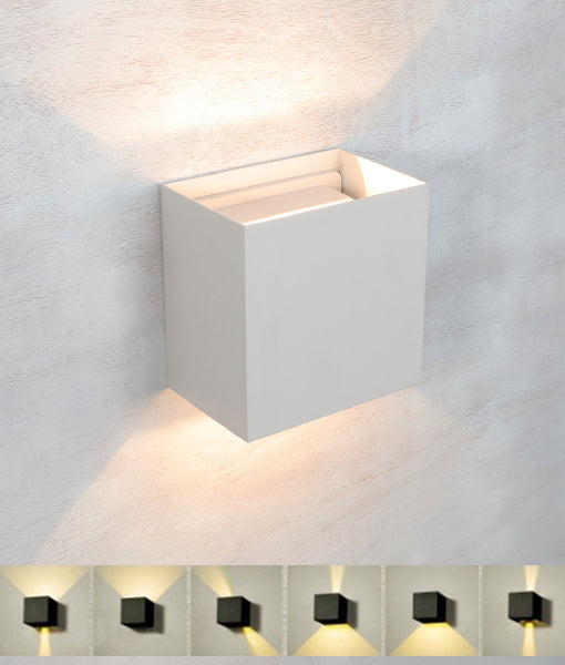 TOCA: Exterior LED Surface Mounted Adjustable Lens Covers Up/Down Lights IP65