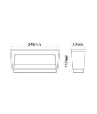 Thumbnail for TOPATRI: LED Tri-CCT Exterior Surface Mounted Up/Down Wall Lights IP65