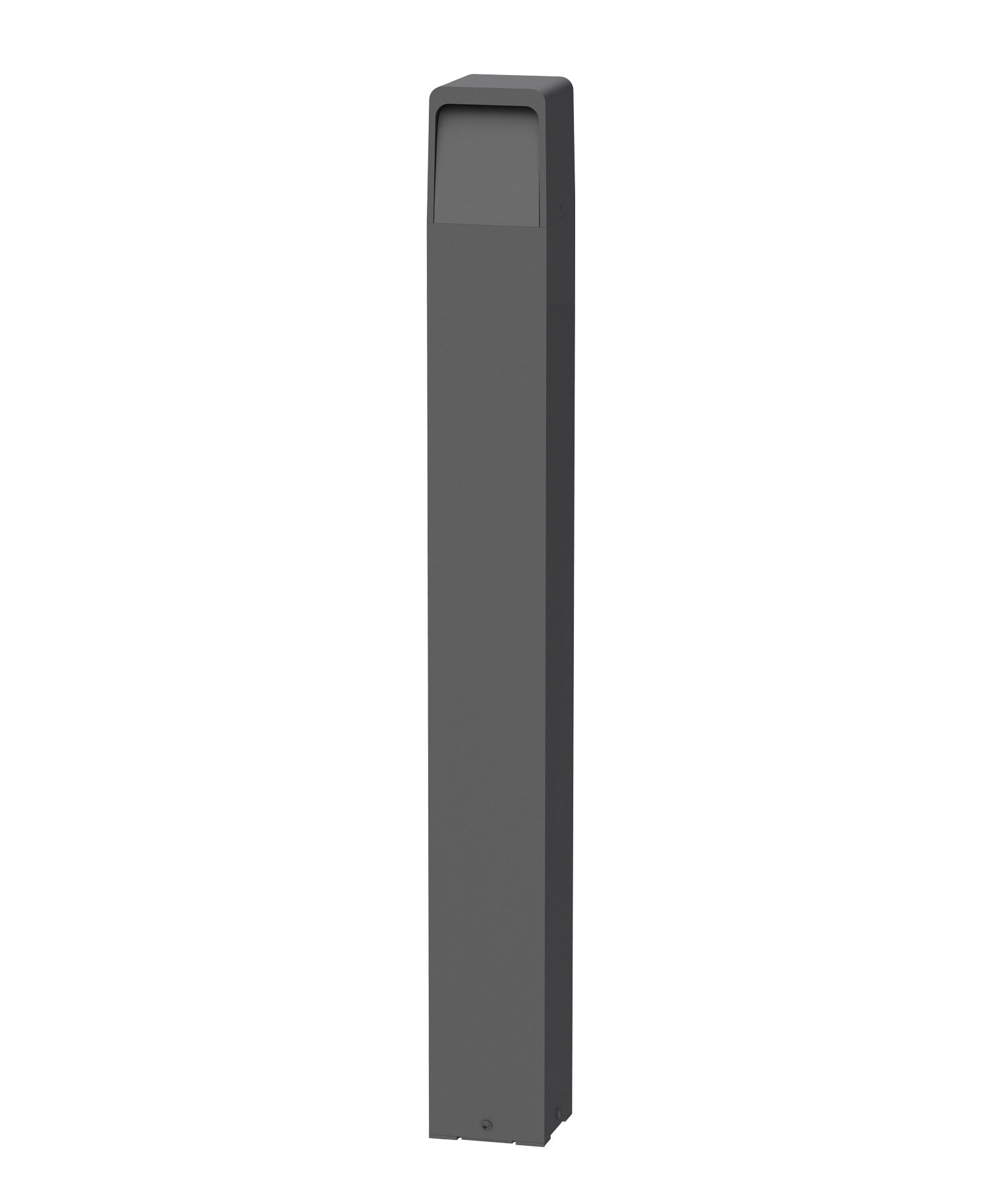 TOREN: LED Tri-CCT Surface Mounted Dark Grey Bollard Light IP65