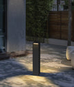 TOREN: LED Tri-CCT Surface Mounted Dark Grey Bollard Light IP65