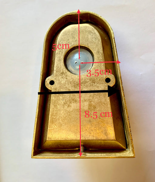 TORQUE: Exterior GU10 Aged Brass Surface Mounted Cone Wall Light IP65