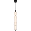 Torso Brass or Black 26W 3000K 5 Light Pendant