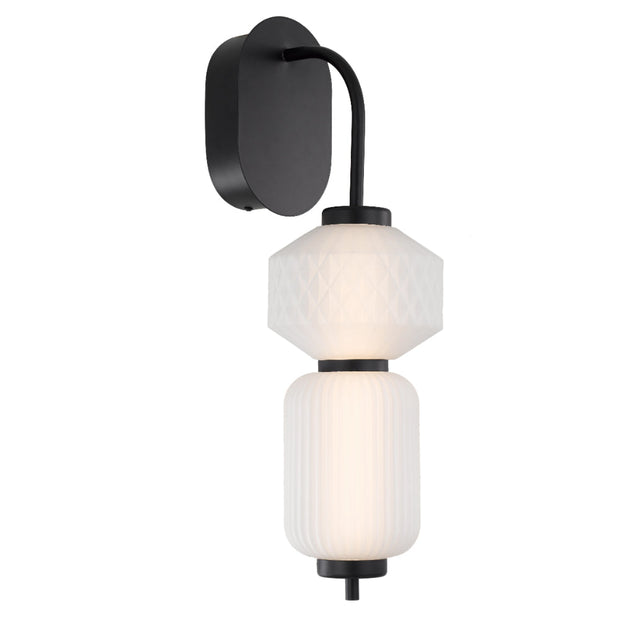 Torso Brass or Black 12W 3000K Wall Light