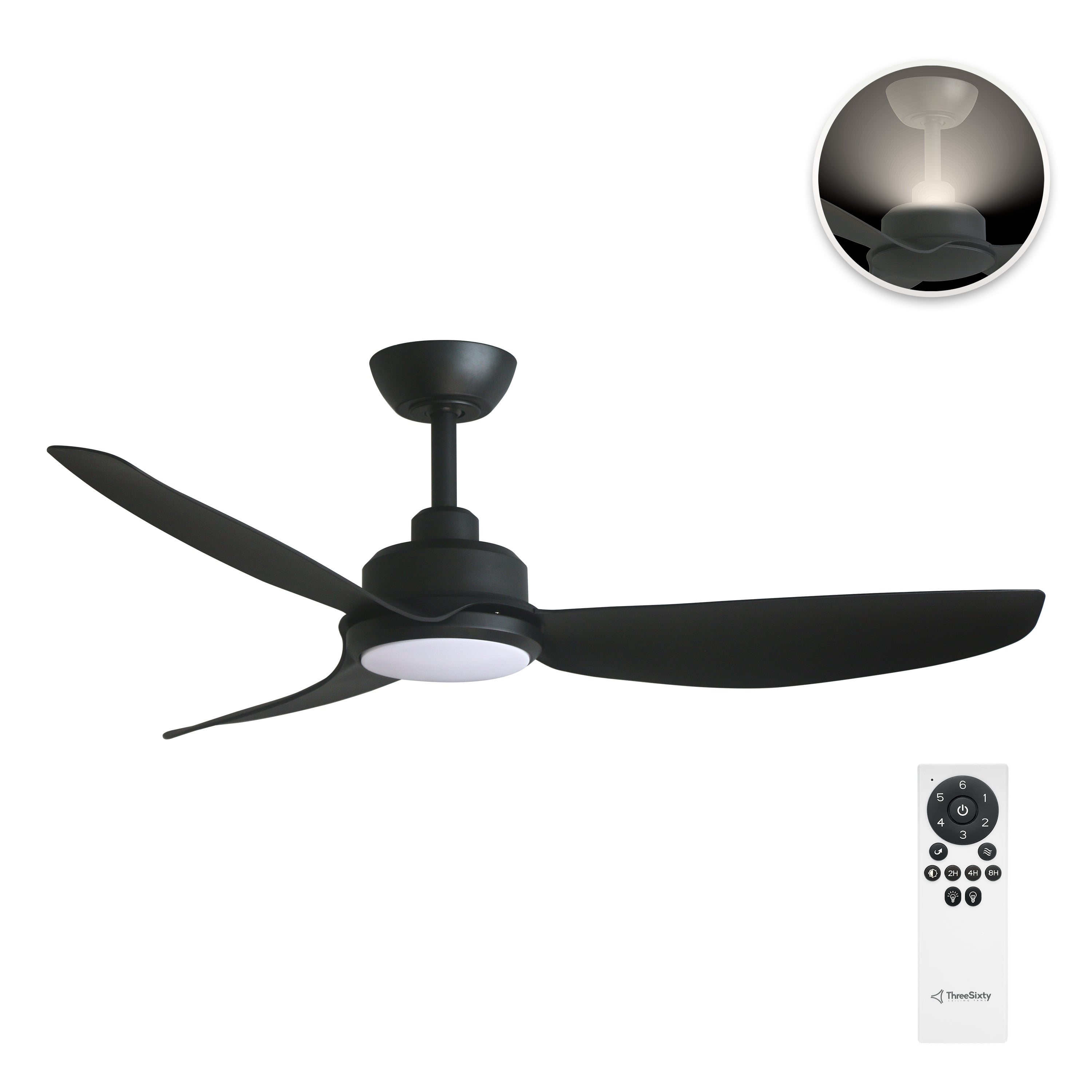 Three Sixty Trinity DC Ceiling Fan 48" (122cm)