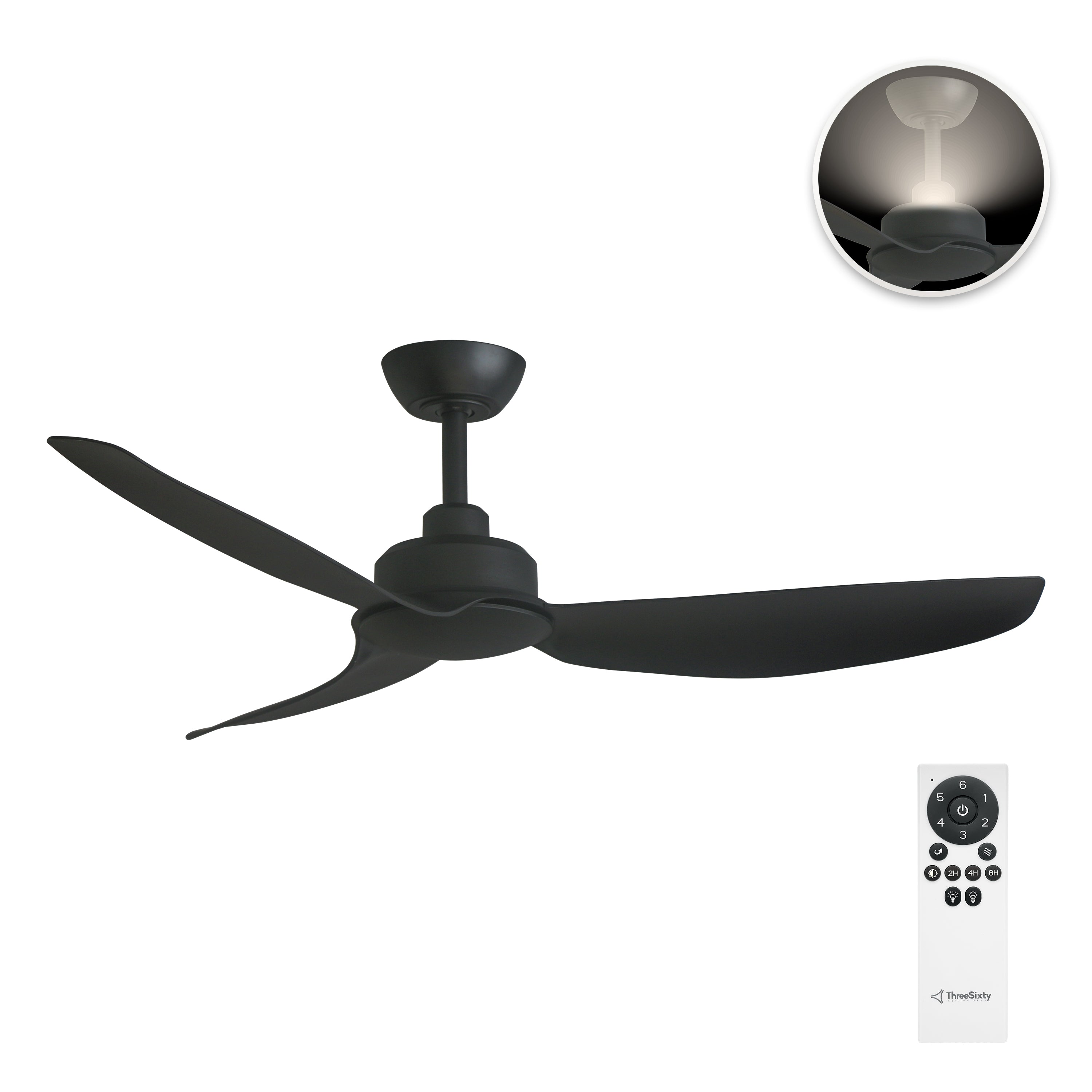 Three Sixty Trinity DC Ceiling Fan 48" (122cm)
