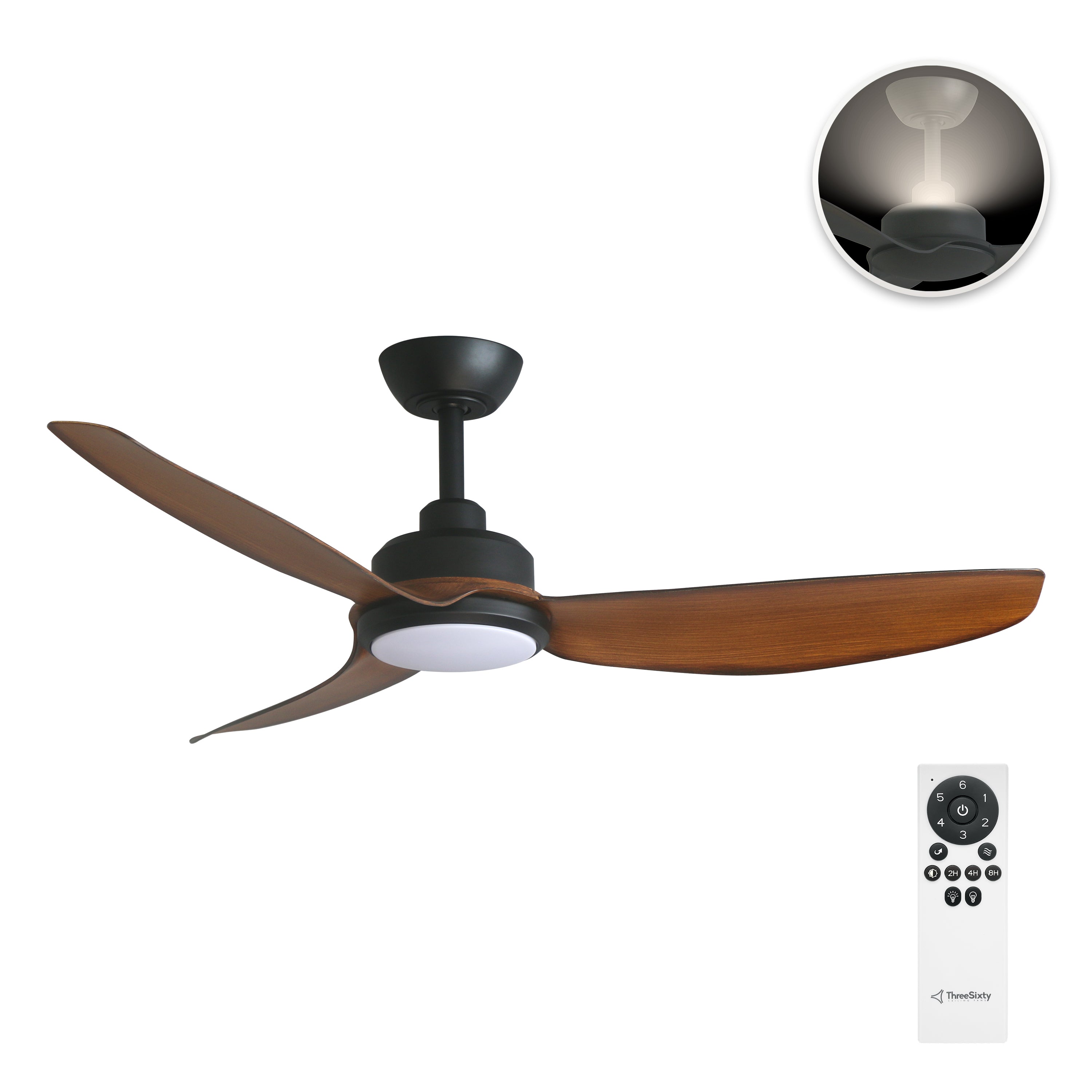 Three Sixty Trinity DC Ceiling Fan 48" (122cm)