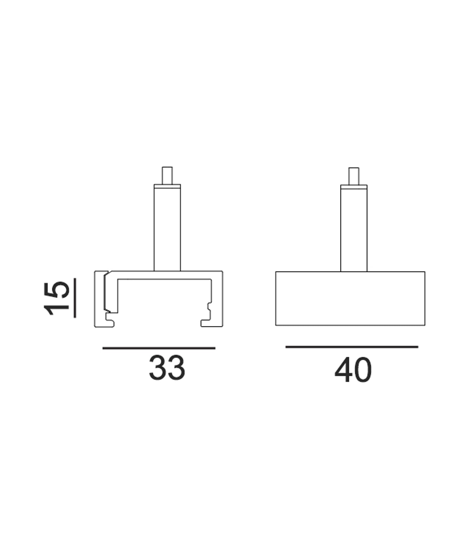 4 Wire 3 Circuit Track Suspension Kits & Suspension Clamp