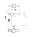 4 Wire 3 Circuit LED Tri-CCT Dimmable Track Head Fittings