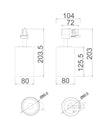 4 Wire 3 Circuit LED Tri-CCT Dimmable Adjustable Track Heads