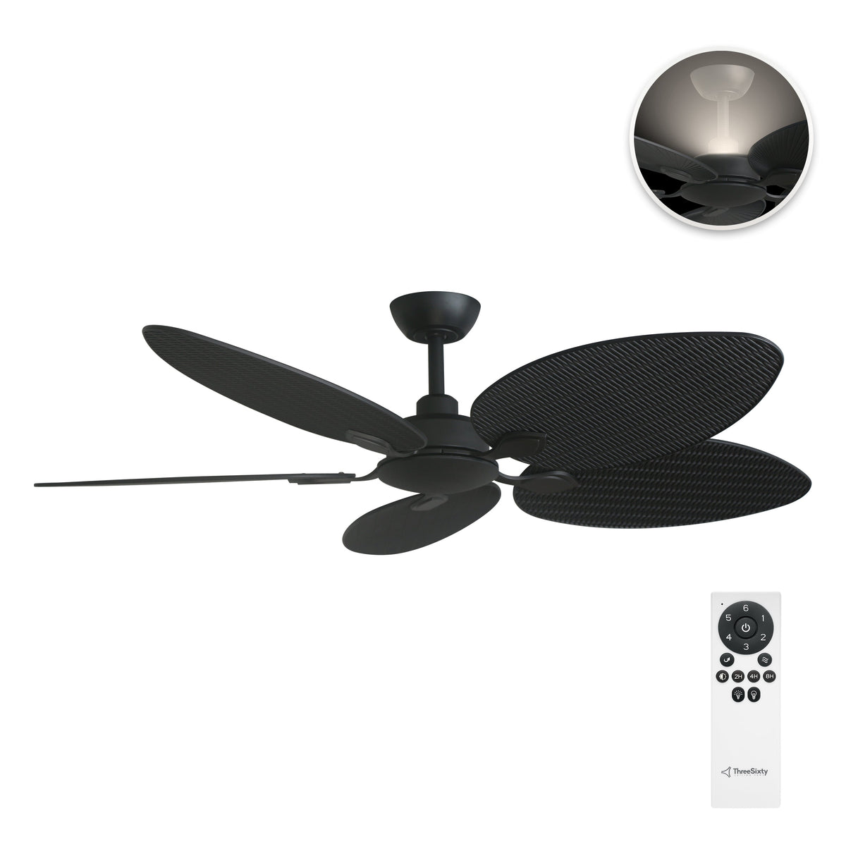 Three Sixty Tropicana DC Ceiling Fan 56
