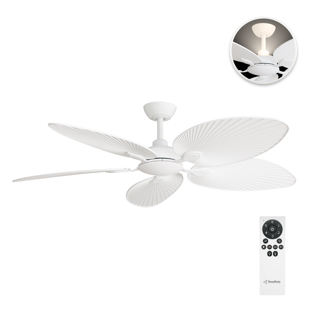 Three Sixty Tropicana DC Ceiling Fan 56