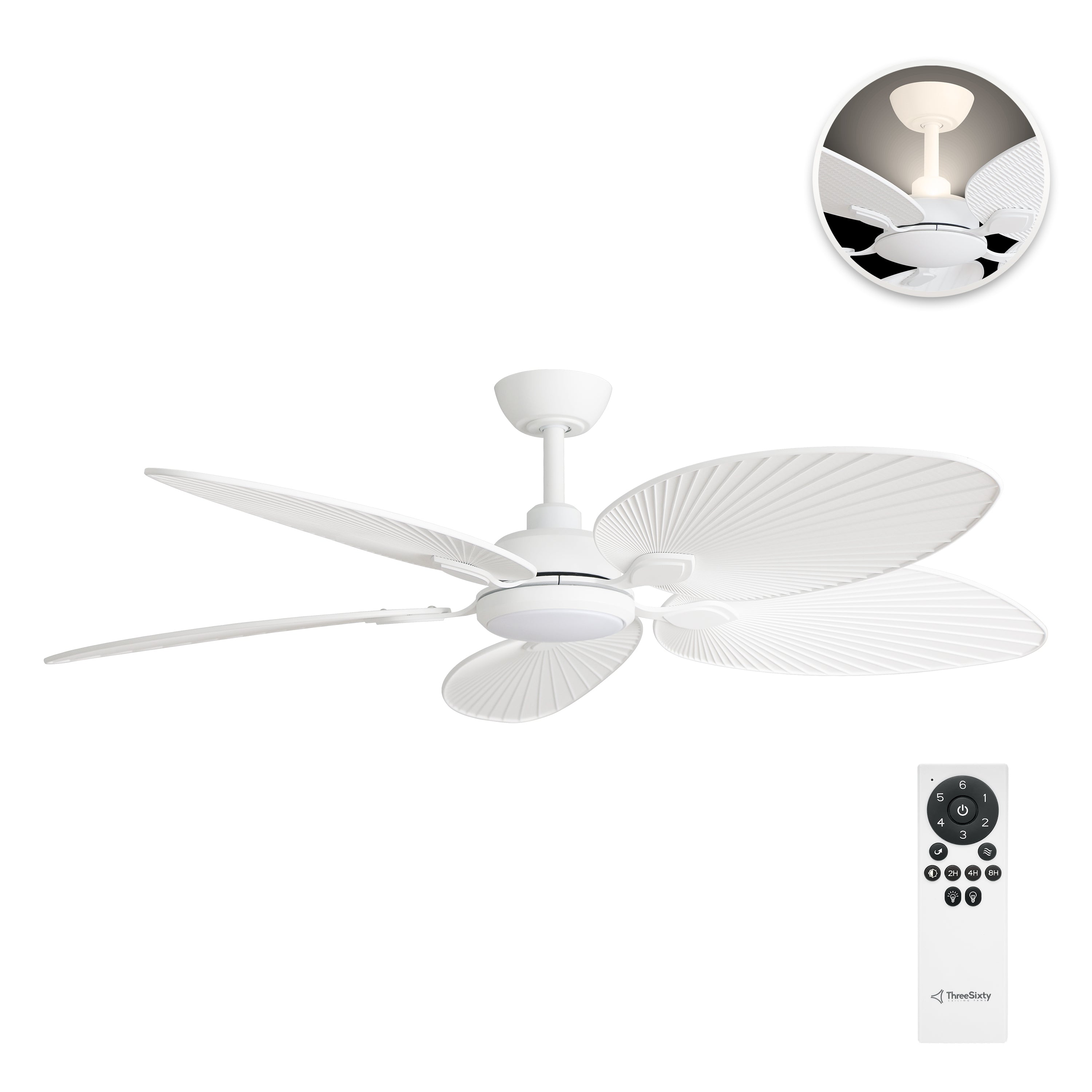 Three Sixty Tropicana DC Ceiling Fan 56" (142cm)